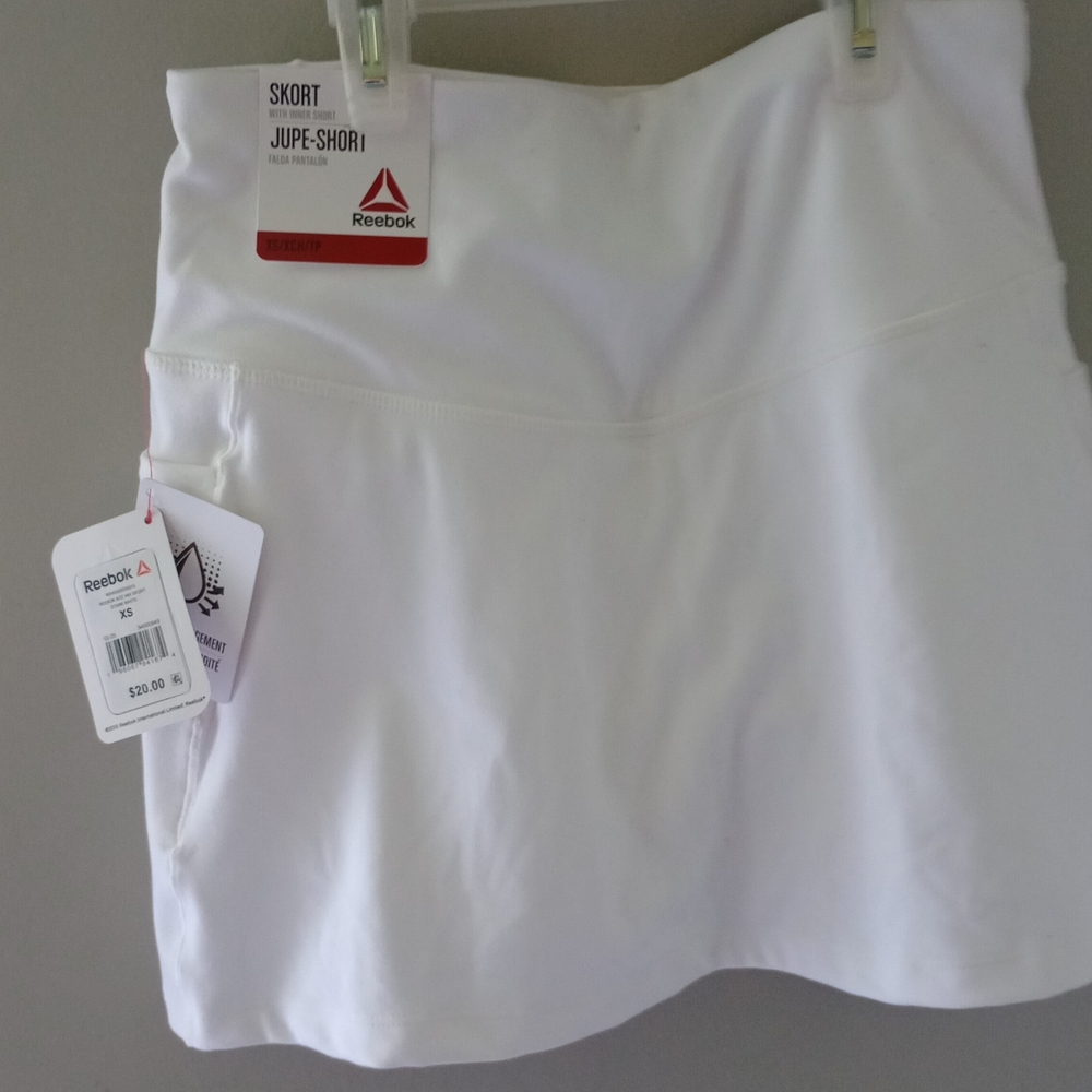 Reebok White Skort